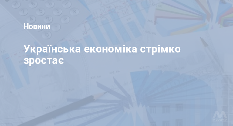 Українська економіка стрімко зростає