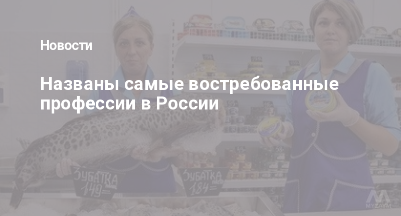Названы самые востребованные профессии в России